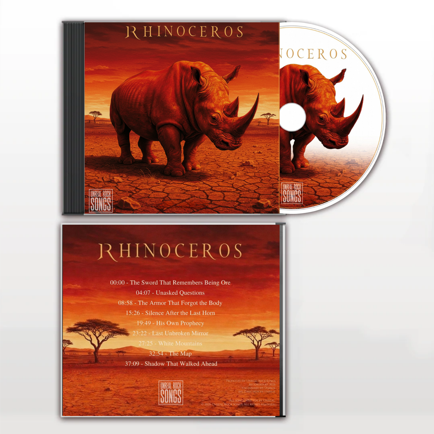 Rhinoceros - Unasked Questions | Physical CD
