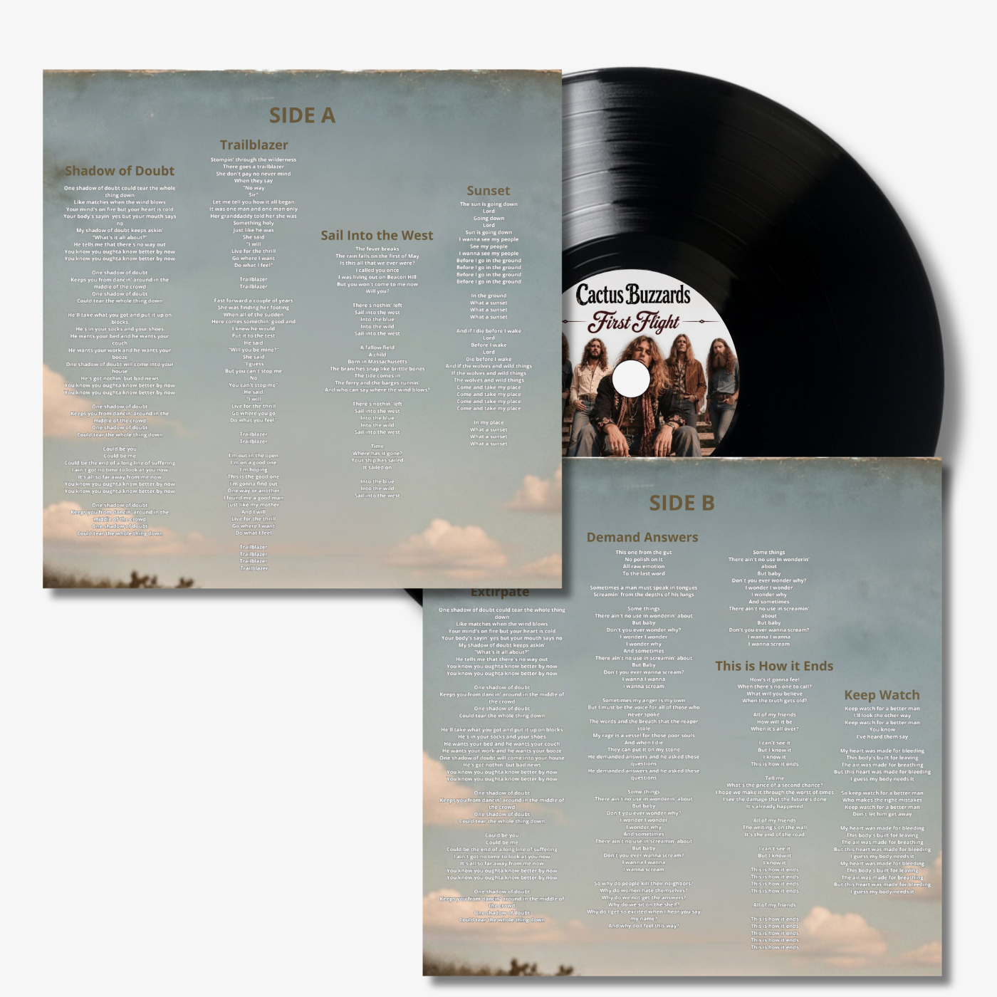Cactus Buzzards - First Flight | Physical Vinyl Record