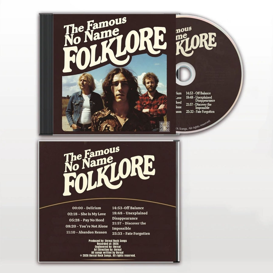The Famous No Name Folklore - You're Not Alone | Physical CD