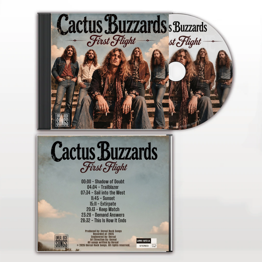 Cactus Buzzards - First Flight | Physical CD