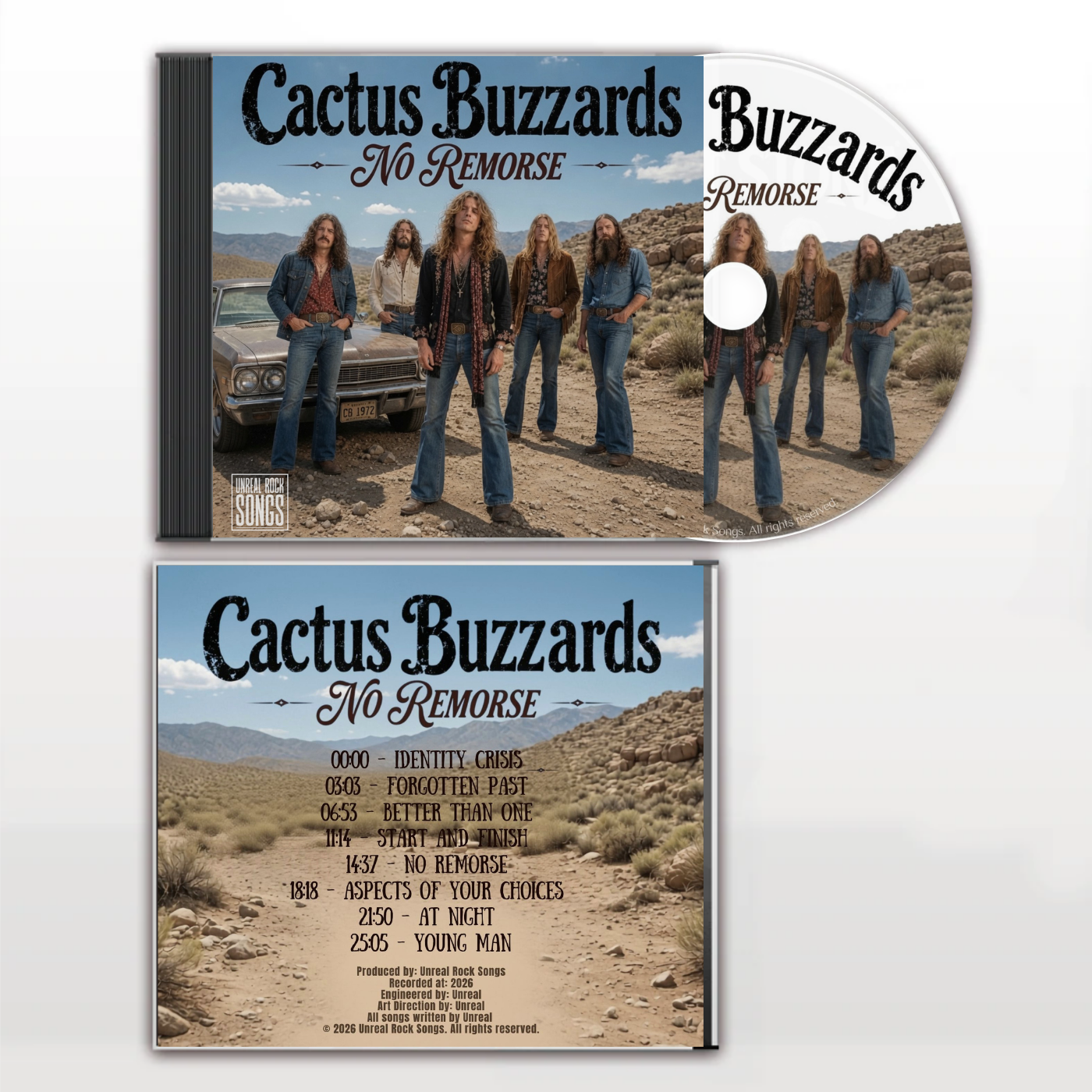 Cactus Buzzards - No Remorse | Physical CD