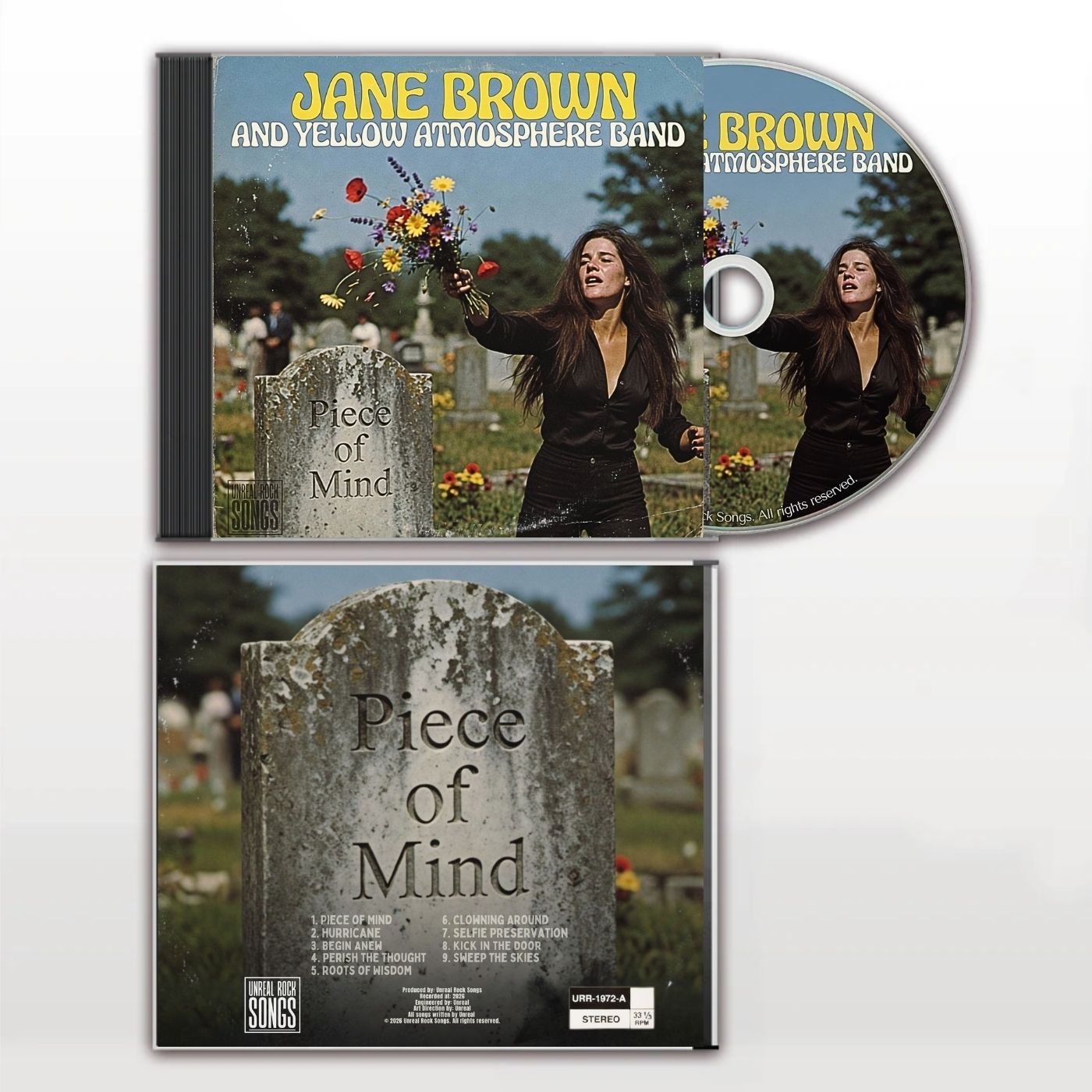 Jane Brown and Yellow Atmosphere Band - Piece of Mind | Physical CD