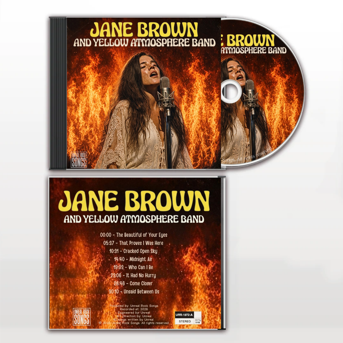 Jane Brown and Yellow Atmosphere Band - Come Closer | Physical CD